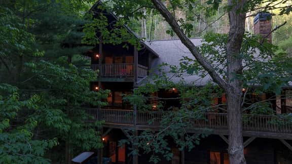 Rushing River Lodge by Mountain Oasis | Rustic Cabin on Cartecay - Image 2