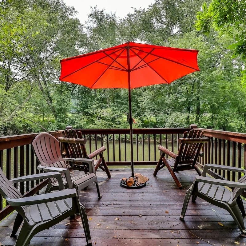 Dragonfly on the Cartecay by Mountain Oasis | Riverfront Cabin
